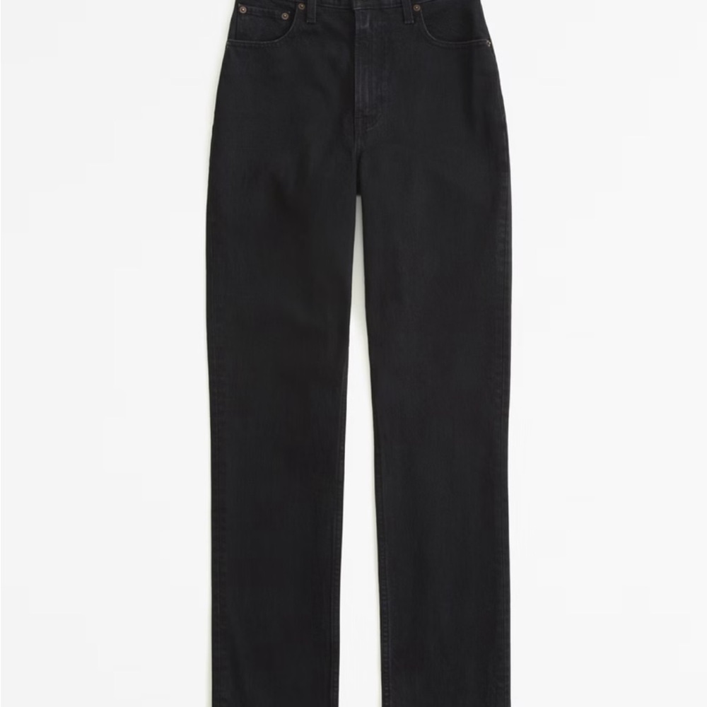 Abercrombie 90s high rise straight leg jeans